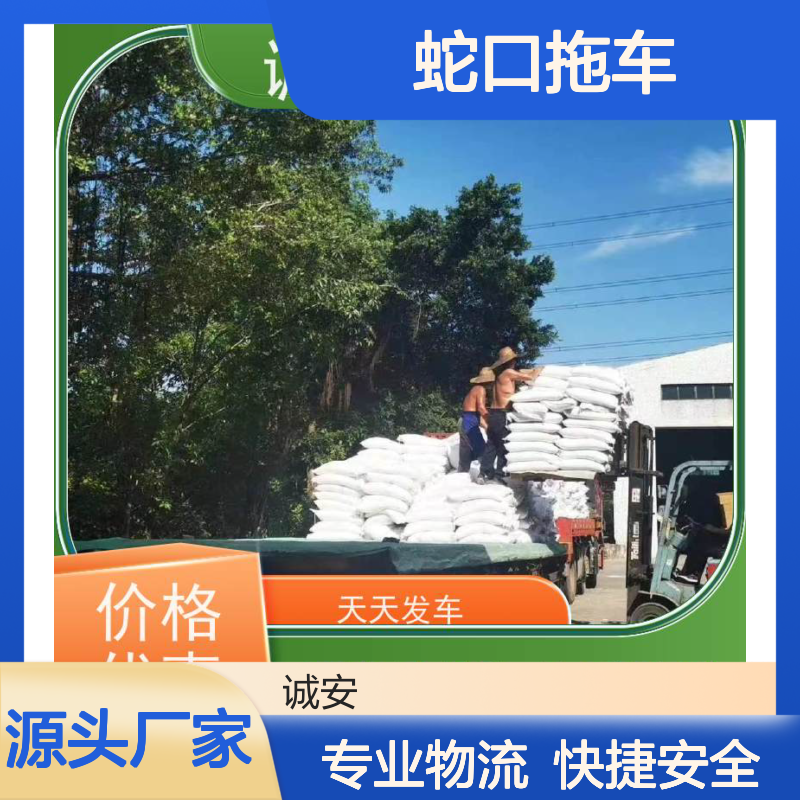 诚安物流 平斗车 蛇口拖车 一般贸易买单报关 半天到