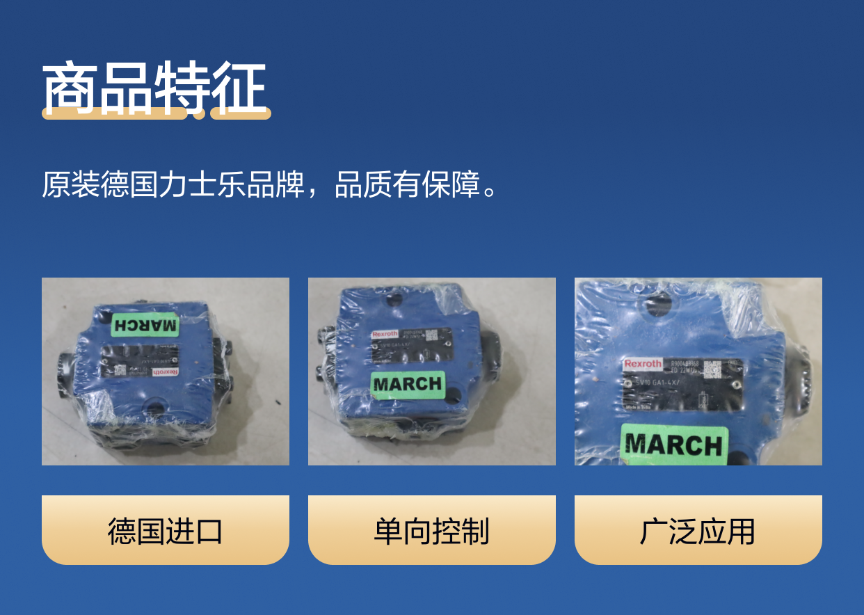 R900483368 SV10GA1-43/ SV10GA1-44/德国力士乐REXROTH单向阀