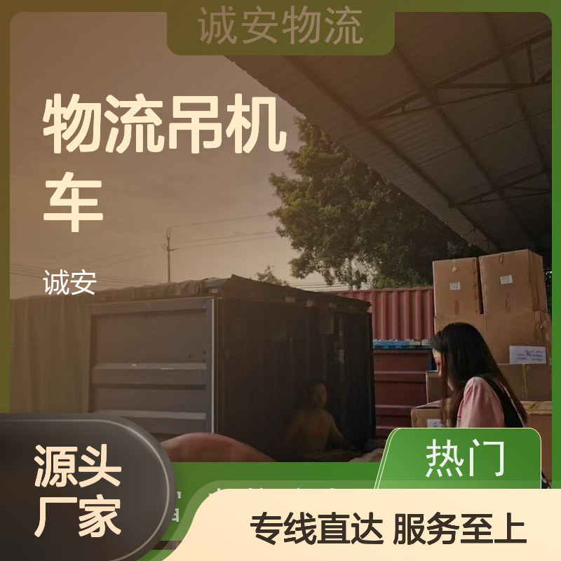 诚安物流吊机车 东莞广州快捷运输 品质卓越 操作简单