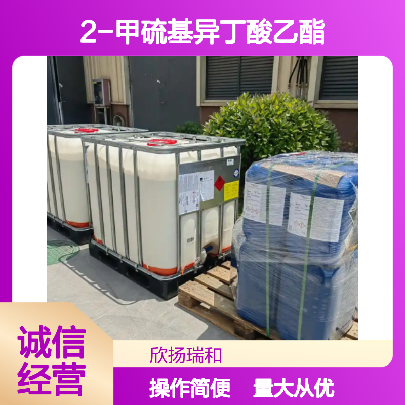 2-甲硫基异丁酸乙酯 CAS:49773-24-2 高纯度合成中间体