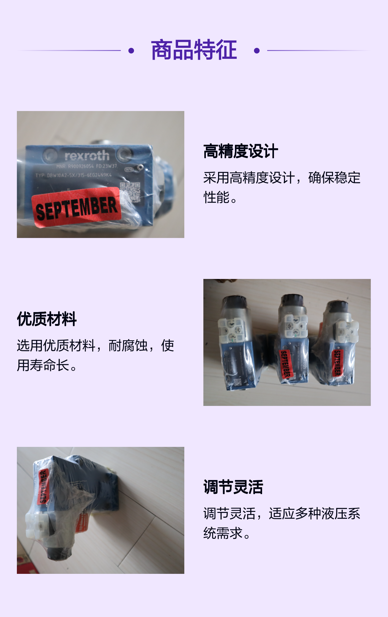 DBW10A2-52/315-6EG24N9K4 R900926054 德国力士乐REXROTH溢流阀