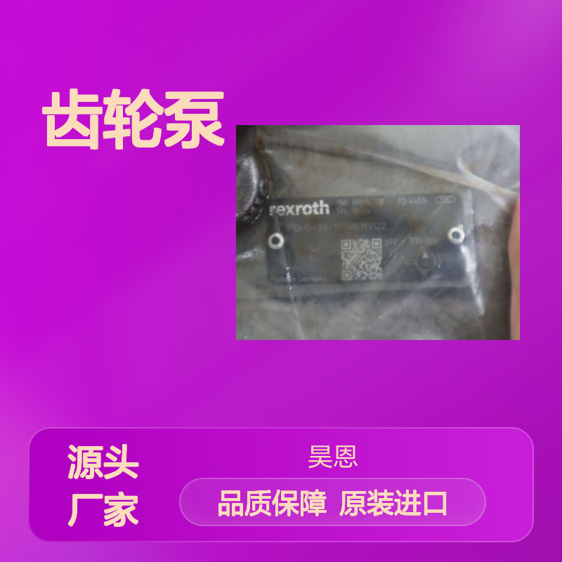 R901147118 PGH5-31/125RE11VU2 德国力士乐REXROTH齿轮泵