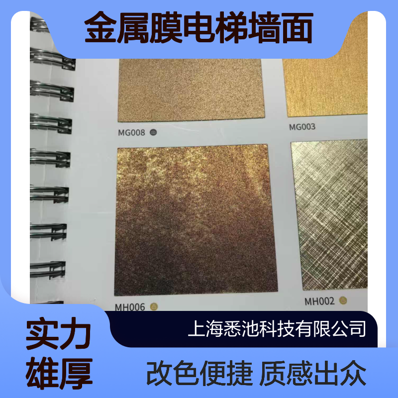 索莱斯西卡金纳德浪美装饰膜贴纸Decorative Film电梯墙面改色