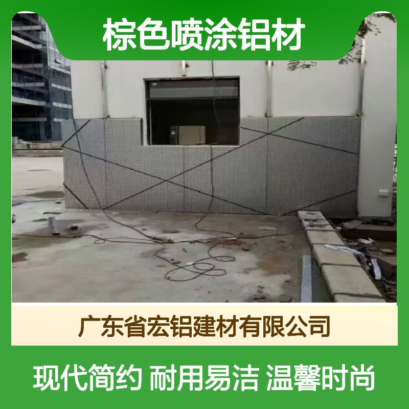 棕色喷涂铝材：打造现代家居的温馨与时尚新选择 使用区域 墙面
