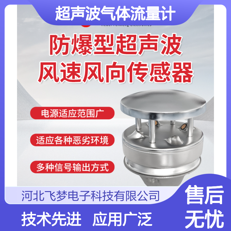 FM-FB-SX防爆型超声波风速风向传感器 气体流量计 实时测量风速风向