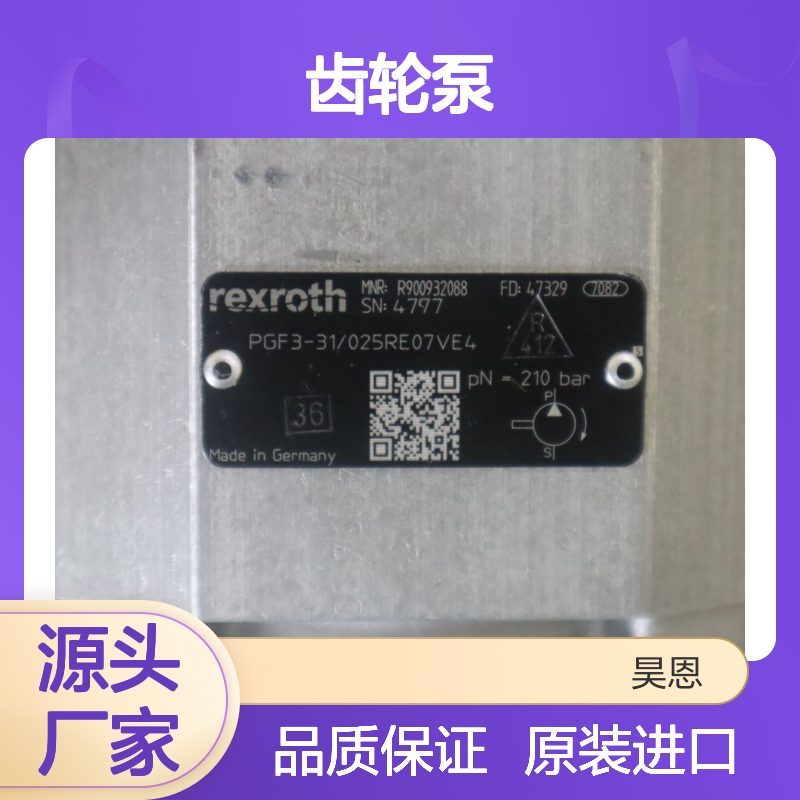 PGF3-30/025RE07VE4 R900932088 德国REXROTH力士乐齿轮泵