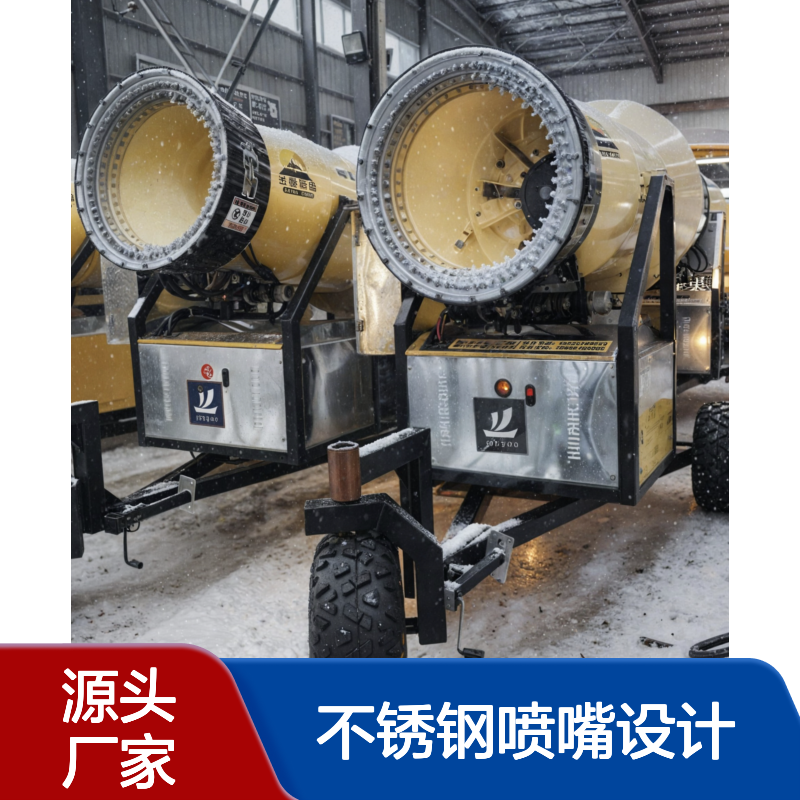 景区大型造雪机设备厂家 共176个不锈钢喷嘴设计 高倍降雪