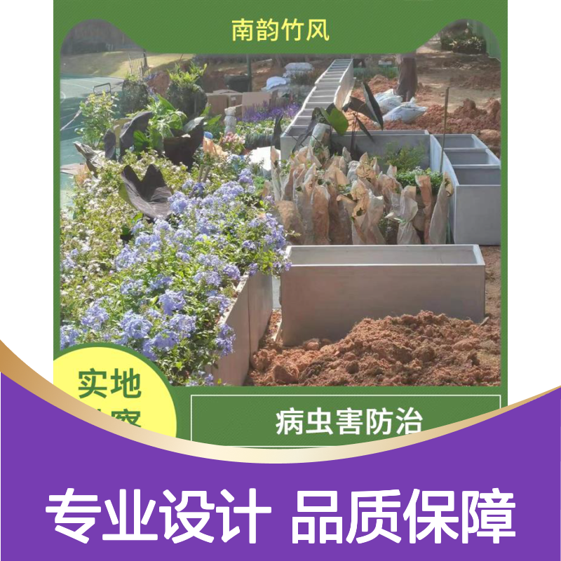 南韵竹风 垂直绿化 庭院设计 土壤改良 选择合适的灌溉方式