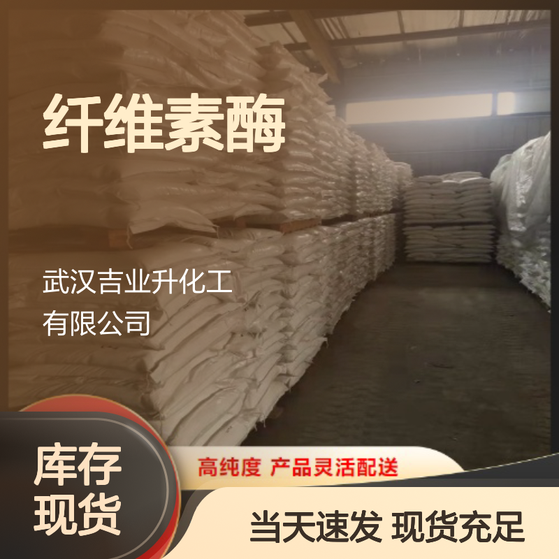 高质现货 淡黄色粉末 纤维素酶 9012-54-8 食品添加剂 酒精发酵