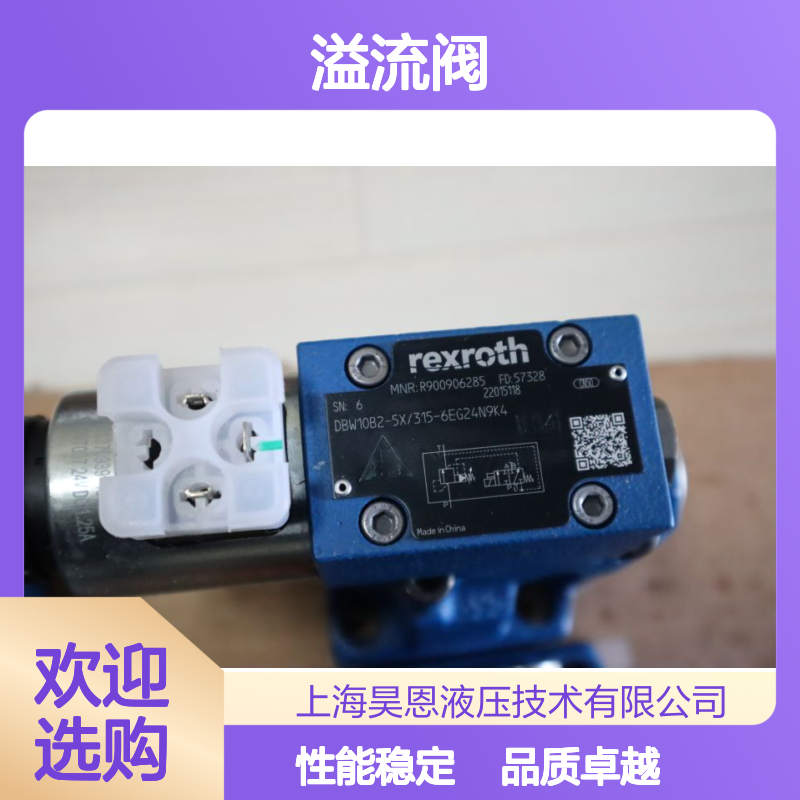 DBW10B2-5X/315-6EG24N9K4 R900906285 德国力士乐REXROTH溢流阀