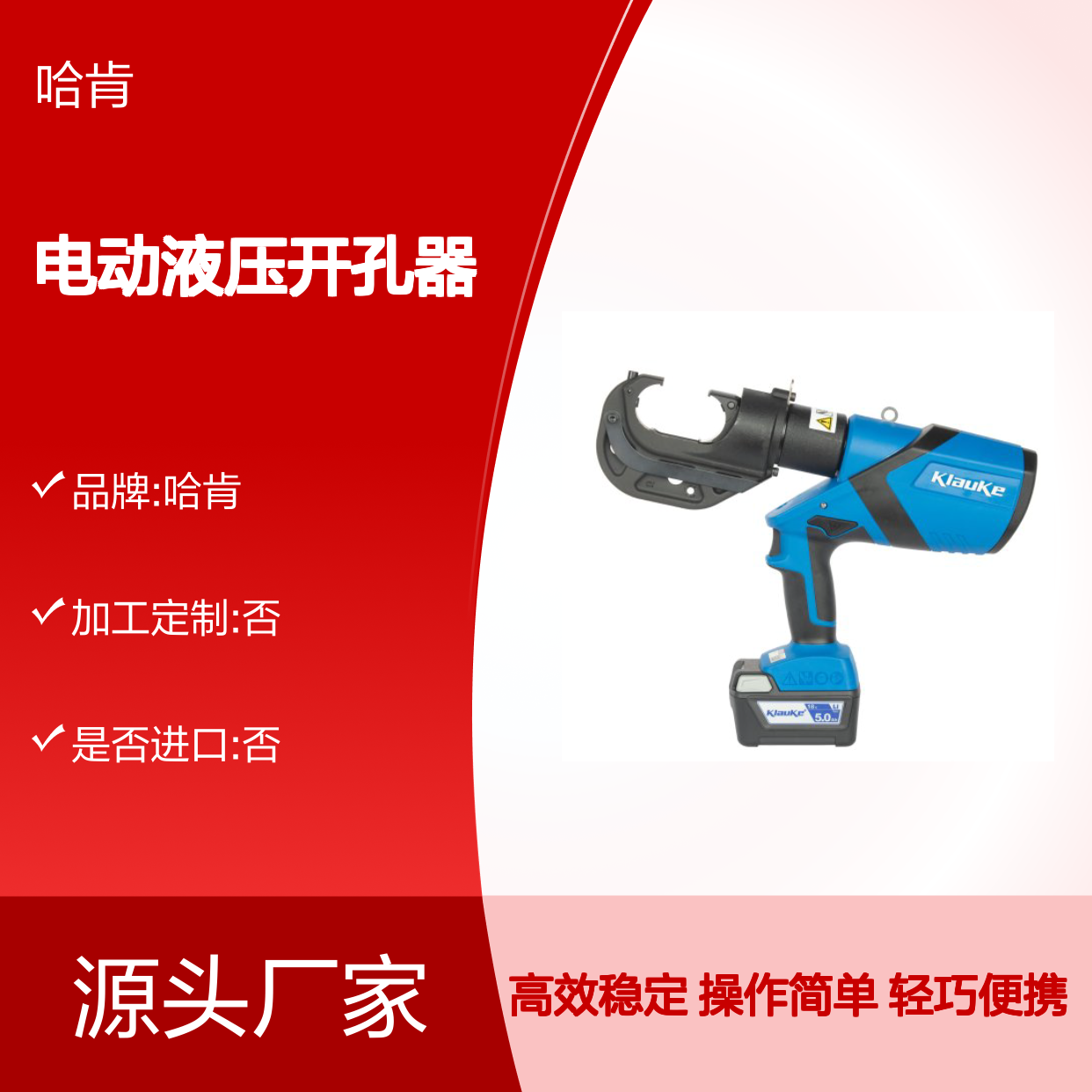 EK12642AP LS50/LS100 电动液压开孔器套装RT-10绝缘绳/杆测试