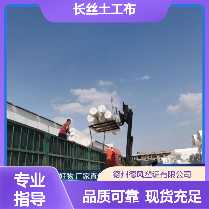 长丝土工布 加筋效果显 具备耐霜冻的能力 适应地形变化 德风塑编