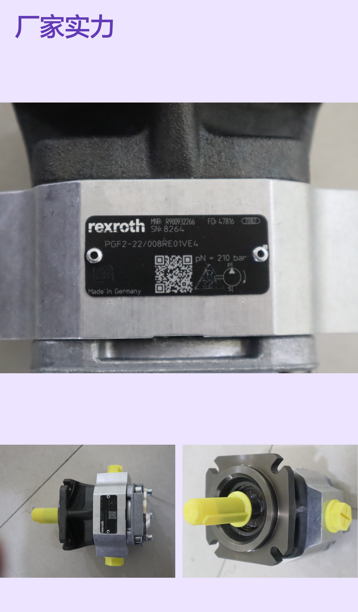 PGF2-20/008RE01VE4 R900932266 德国力士乐REXROTH齿轮泵