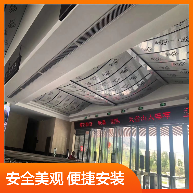 电梯专用艺术铝幕墙板 建筑装饰安全美观之选 安装图详解