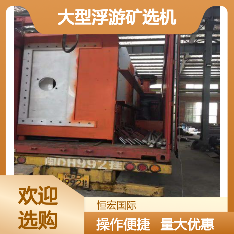 恒宏机械BF型大型浮游矿选机 可变频精矿PP塑料岩金选矿设备