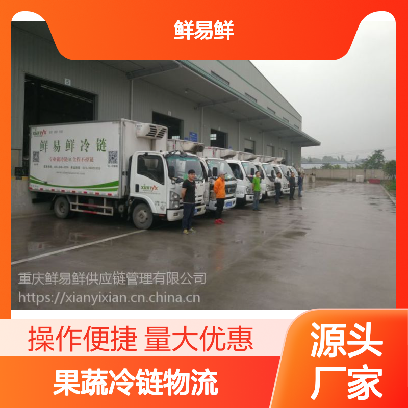 鲜易鲜果蔬冷链物流 冷冻冷藏配送 干支线运输 全程温控