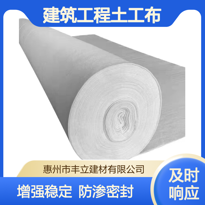 丰立 建筑工程土工布100g/㎡道路绿化养护护坡无纺布生产厂家