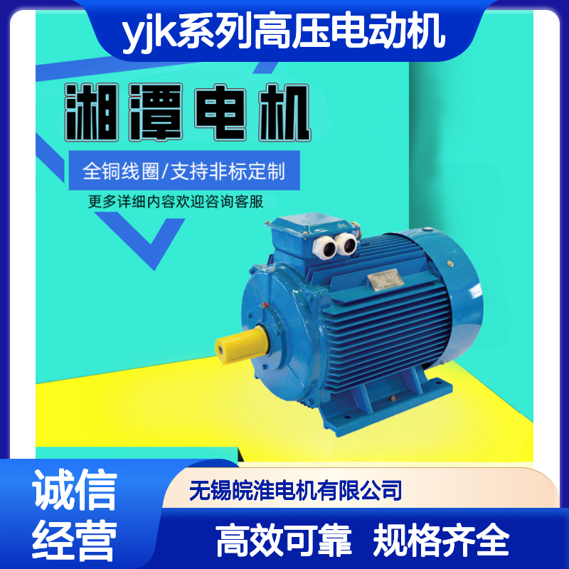 湘1潭2电机YJK系列高压电动机风机水泵压缩机通用驱动