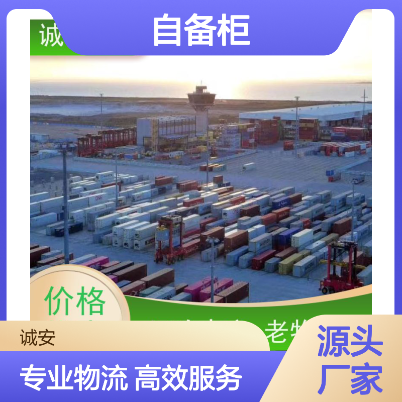 诚安物流40尺自备柜阳江到东莞专人跟单随时发车