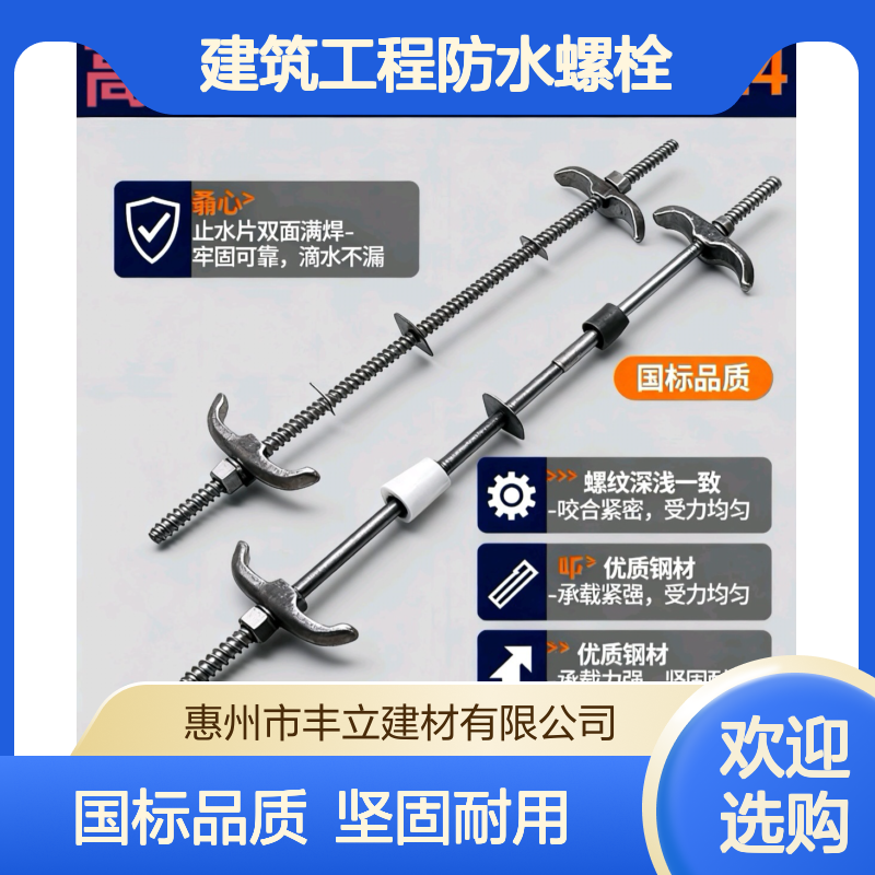 丰立 对拉止水螺杆厂家 建筑工程防水螺栓 支模固件14-16规格
