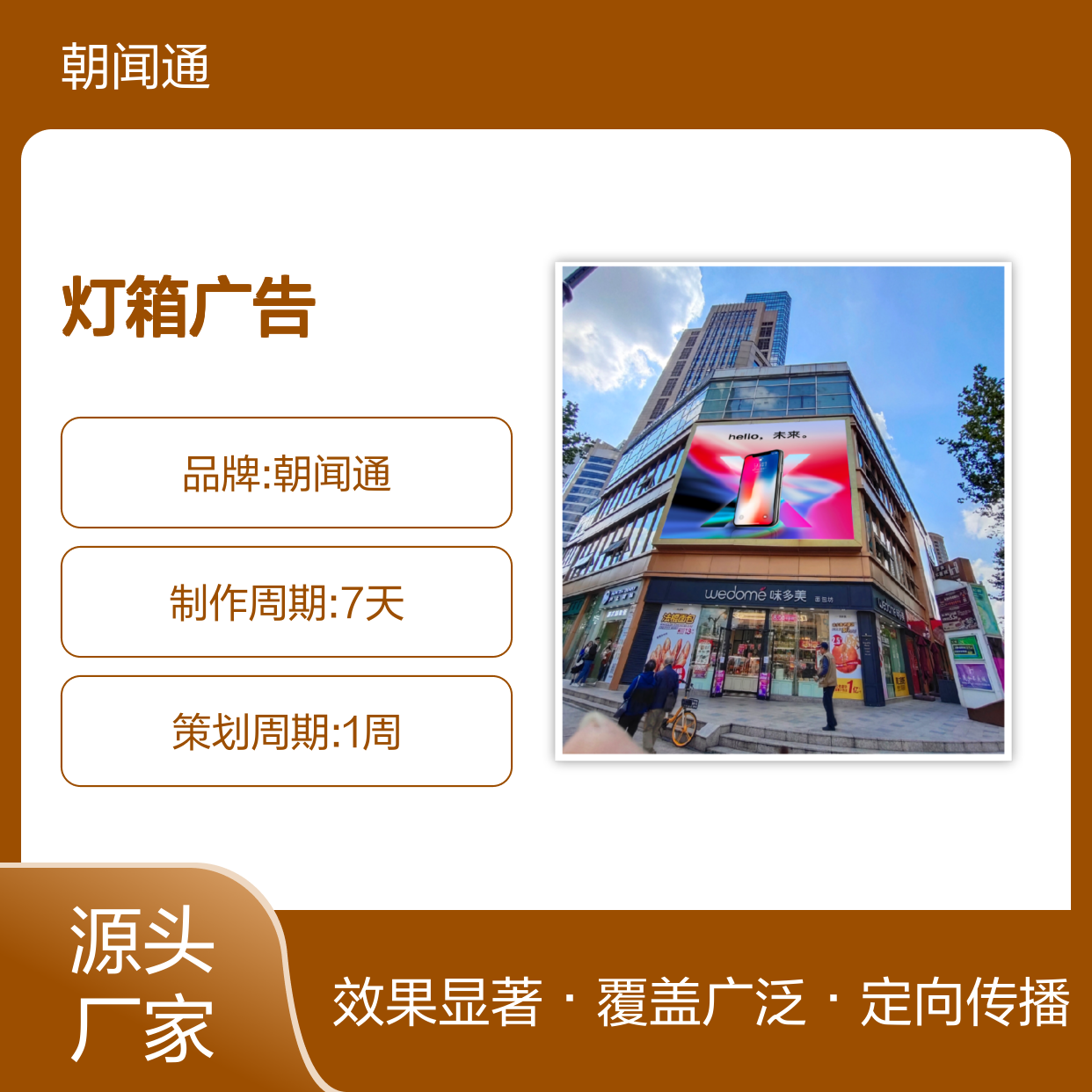 上海·黄浦商圈地段 主流商圈-淮海中路1号灯箱广告投放找朝闻通