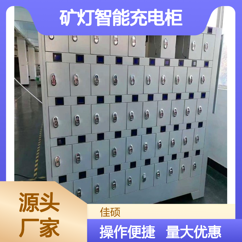 电磁锁矿灯智能充电柜 102型号 支持远程虹膜开锁便捷充电
