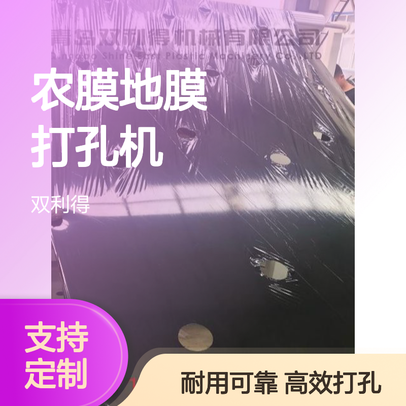 根据客户定制塑料农膜地膜打孔机生产线薄膜打孔机器