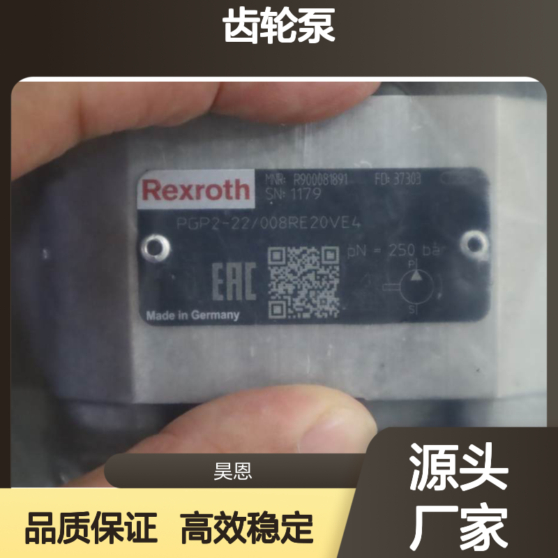 R900081891 PGP2-2X/008RE20VE4 德国力士乐REXROTH齿轮泵