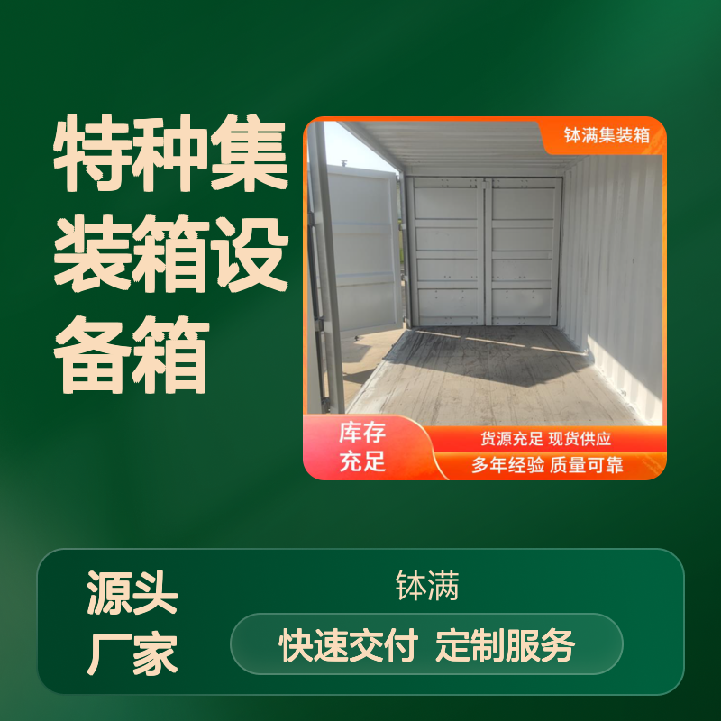 特种集装箱设备箱 定制 模块化组合灵活 快速交付服务