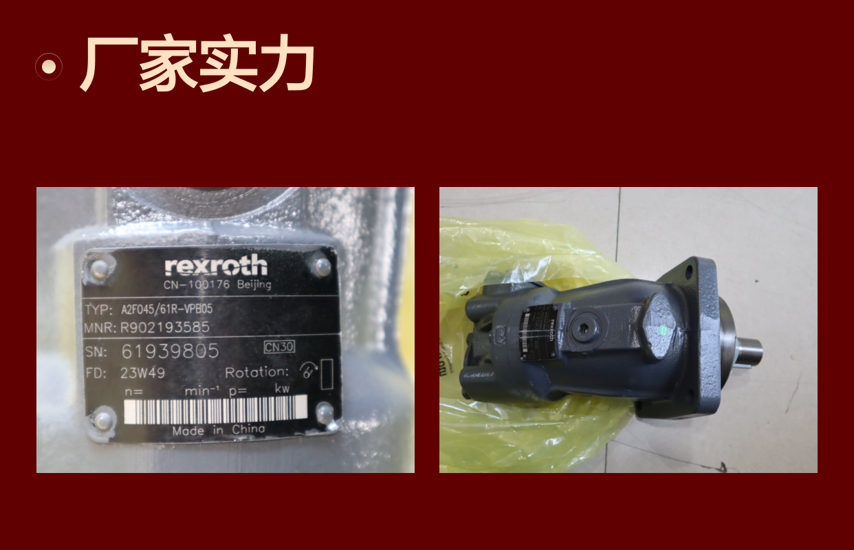 原装R902193585 A2FO45/61R-VPB05 德国力士乐REXROTH柱塞泵 马达
