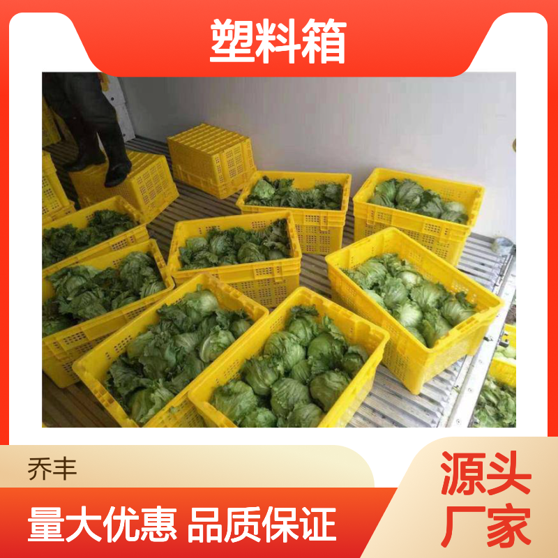 乔丰周转箱 一体注塑成型 耐用环保 尺寸齐全