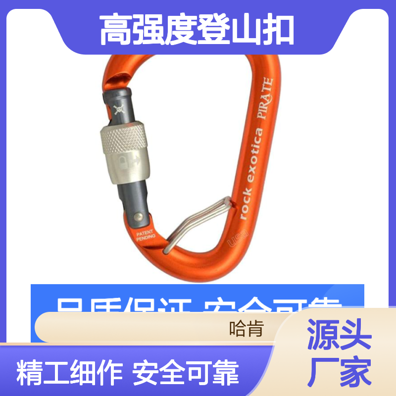 哈肯国际贸易Rock Exotica海盗锁 高强度登山扣