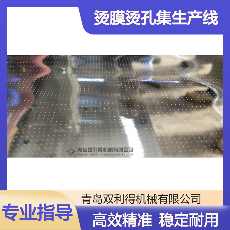 高速烫膜烫孔集生产线根据客户定制生产薄膜烫孔机设备
