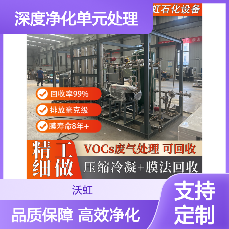 甲烷有机废气综合治理系统集成预处理和深度净化单元处理效果良好