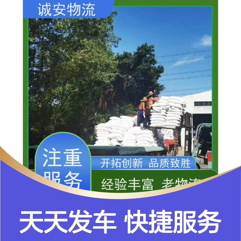 诚安物流平斗车深圳到香港塑胶制品货运速度快一天到