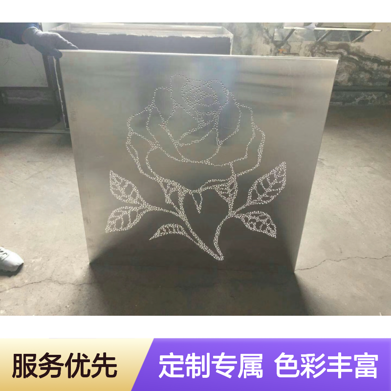 宏铝品牌影院用铝板幕墙形象墙定制彩色喷涂