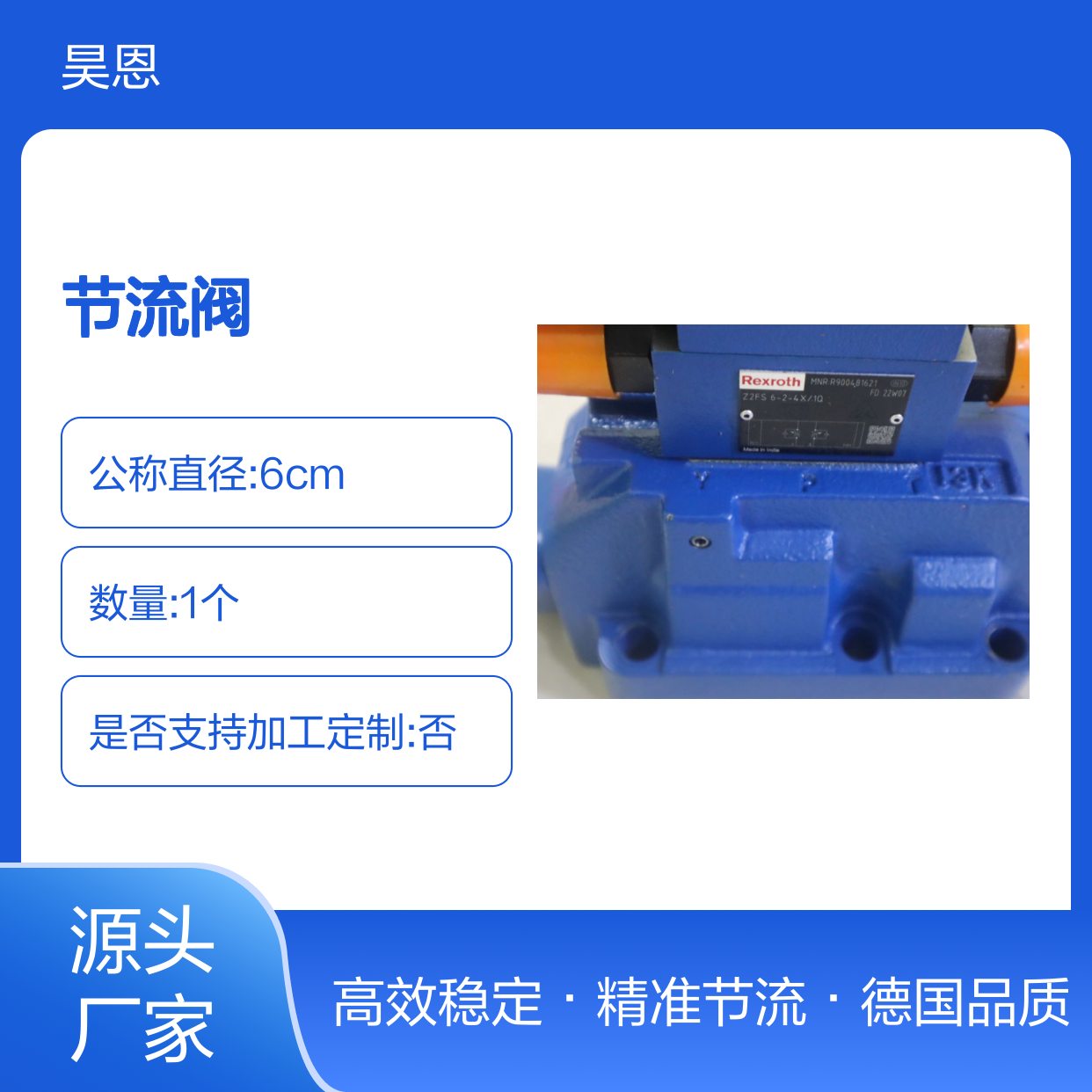 Z2FS6-2-45/1Q Z2FS6-2-46/1Q R900481621 德国力士乐REXROTH节流阀