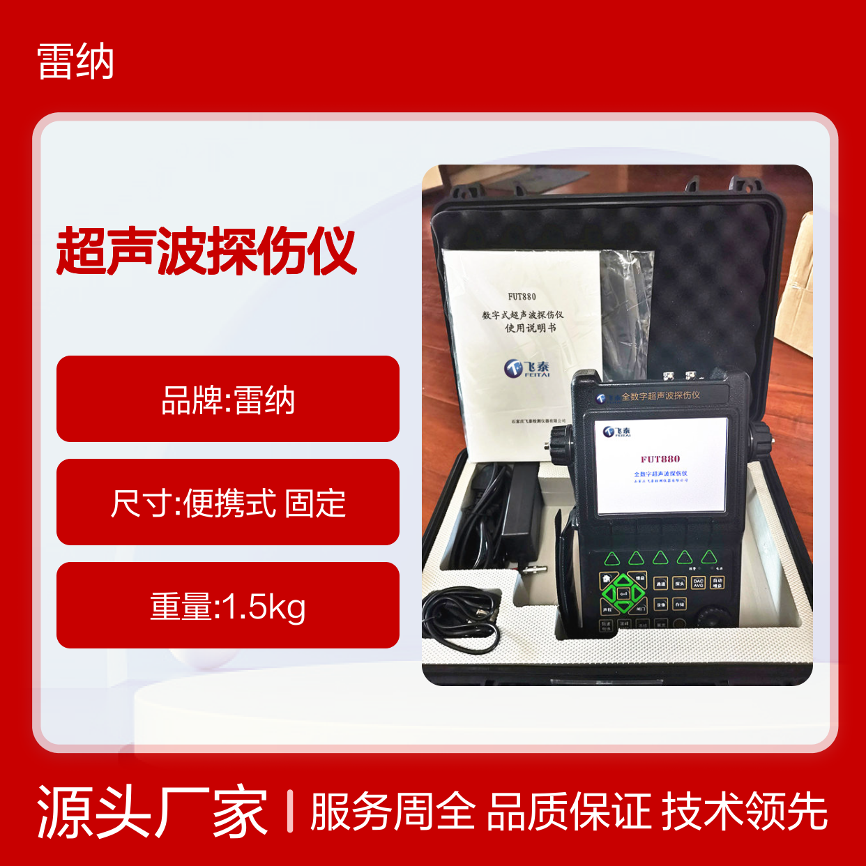 高效无损检测 雷纳usm86超声波探伤仪