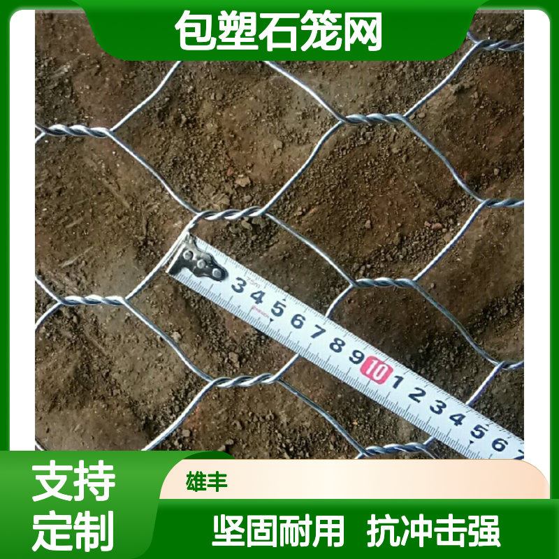 雄丰 格宾网 包塑石笼网 热镀锌材质 坚固耐用 网孔均匀 大量现货