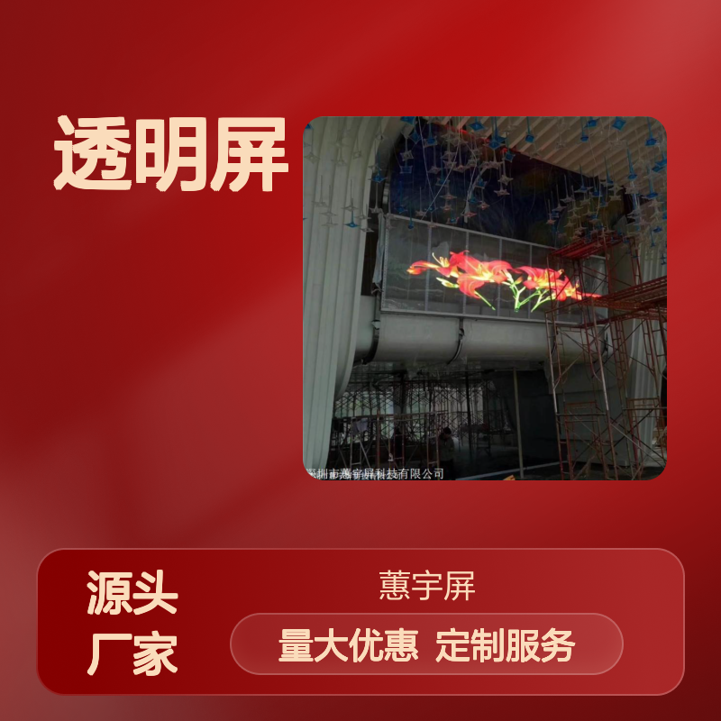 蕙宇屏 舞台LED透明屏 室内定制LED高清透明显示屏 加工定做