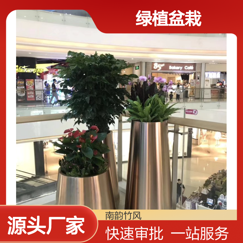 绿植盆栽 车公庙花木租赁公司 新型植物造景租摆方式 花箱造景