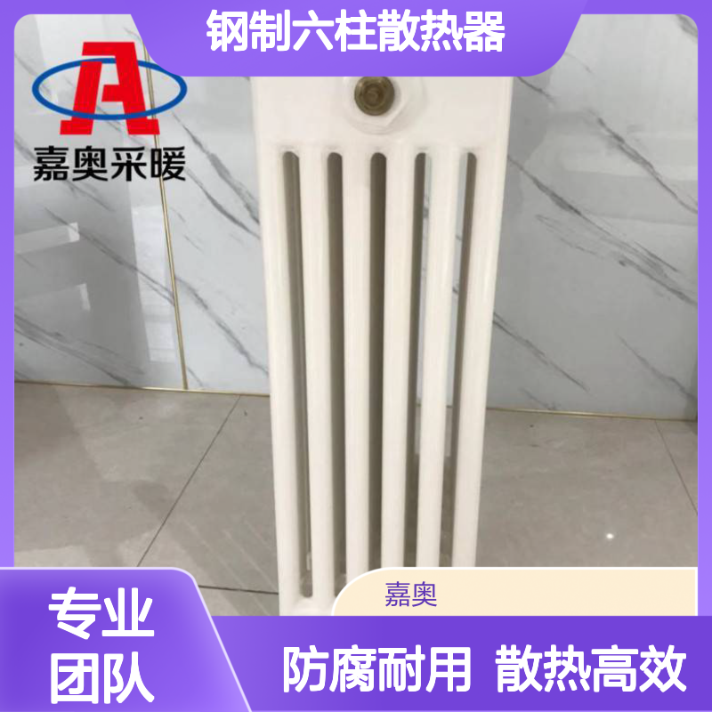 SQGZ603钢六柱型暖气片 钢制六柱散热器使用 嘉奥