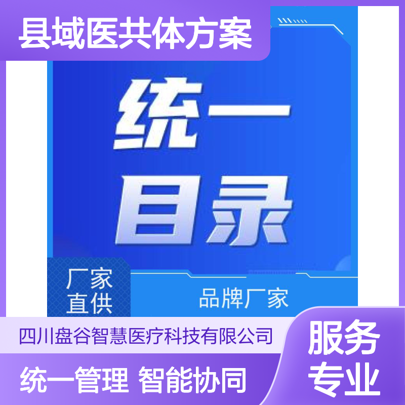 四川盘谷科技 精细化管理 软件自研 县域医共体建设方案