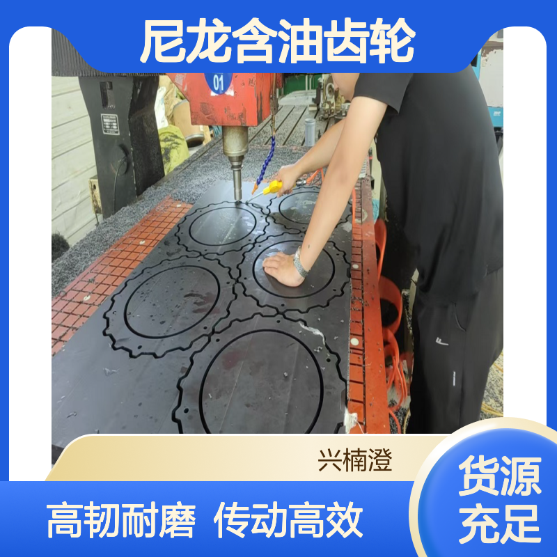 高韧性耐磨 尼龙含油齿轮工业塑料 传动齿轮 兴楠橙橡塑