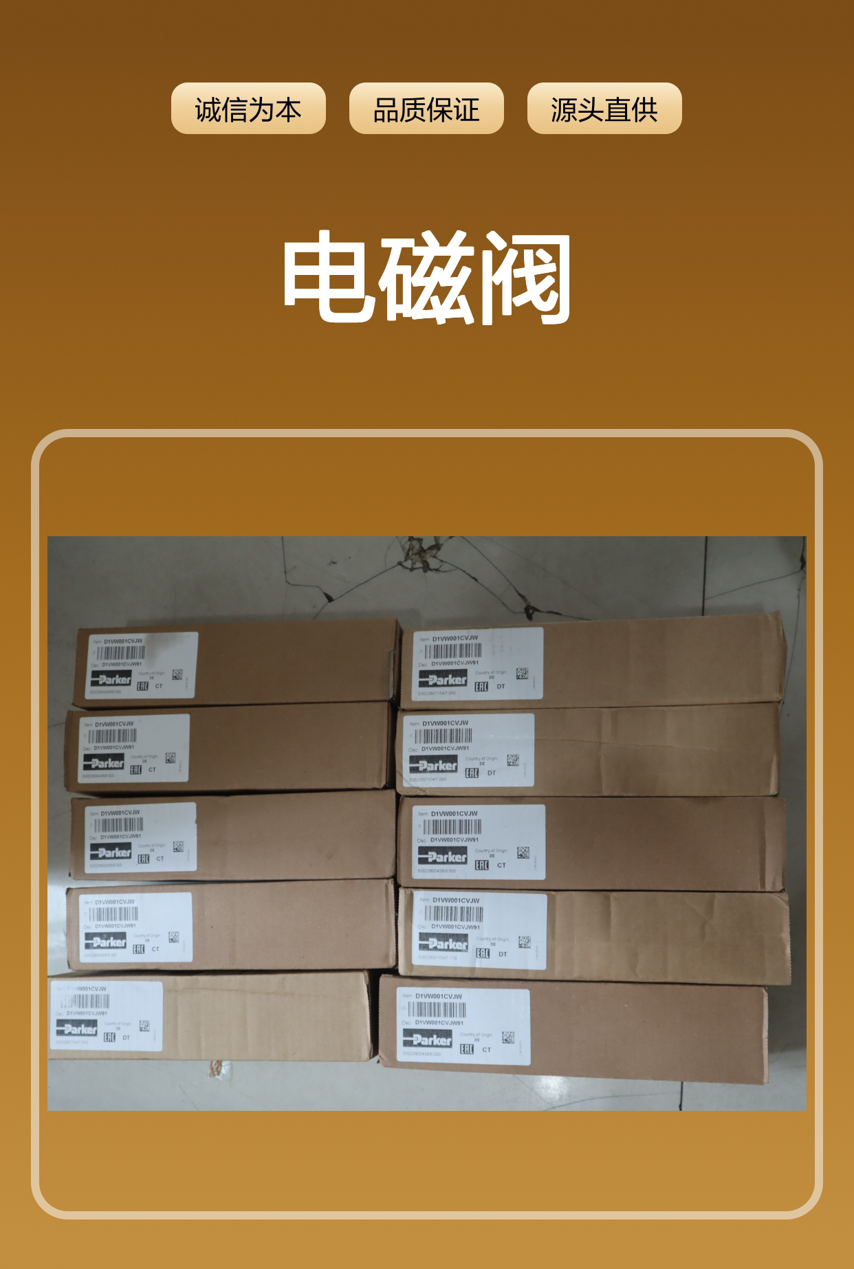 D1VW001CVJW D1VW001CVJW91 美国派克PARKER电磁阀