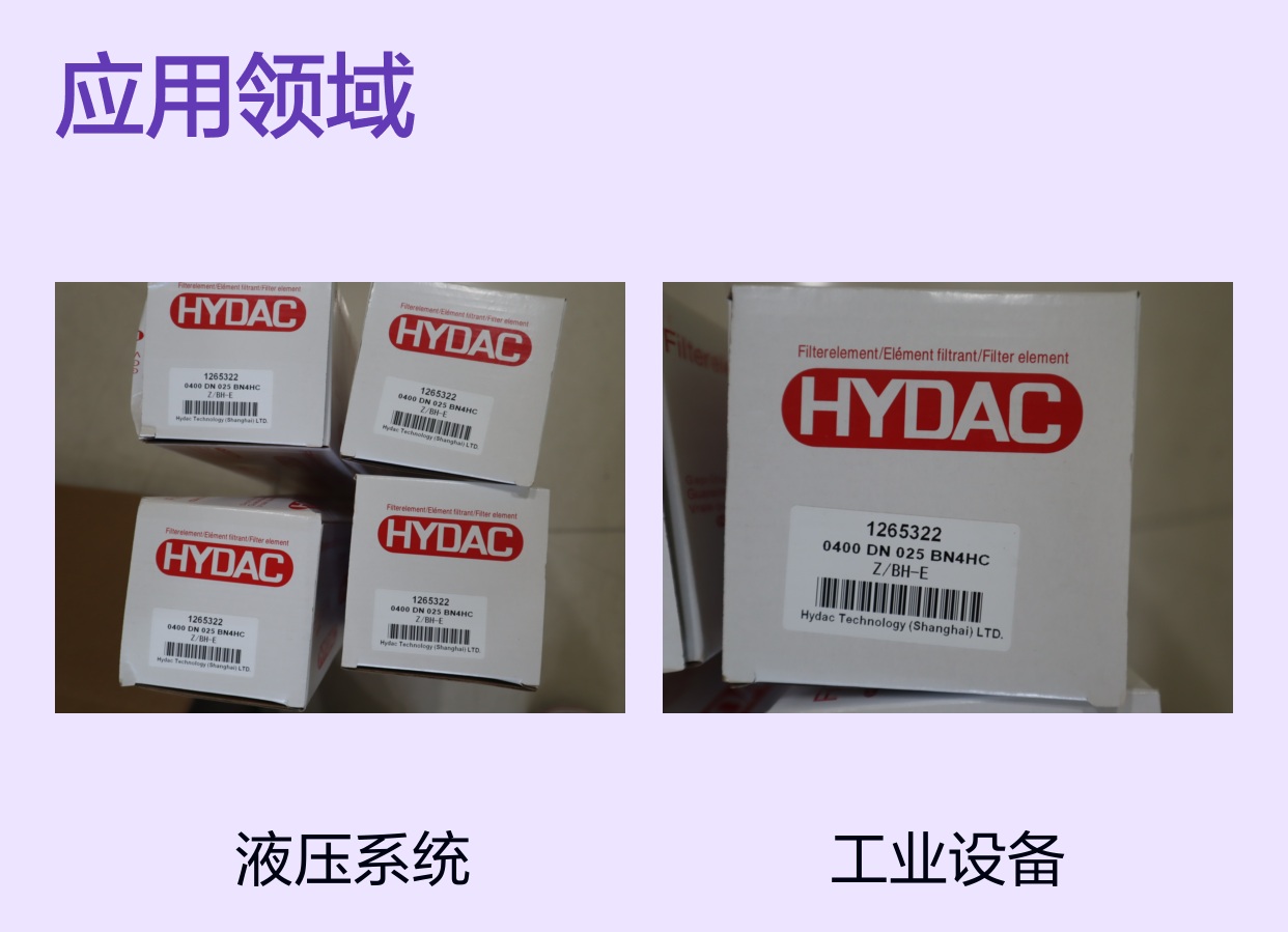 1265322 0400 DN 025 BN4HC Z/BH-E 德国贺德克HYDAC滤芯