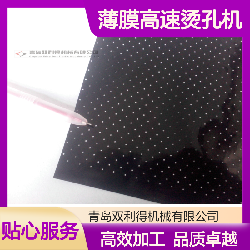 薄膜高速烫孔机生产线加工定制双利得生产烫孔机器