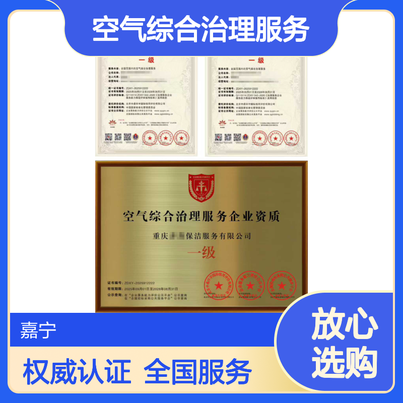 空气综合治理服务等级企业资质证书办理的流程和重要性
