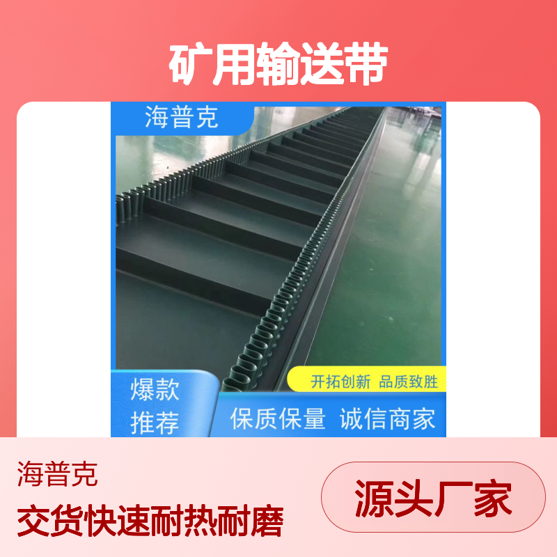 海普克 小型食品粮食 矿用输送带 交货快 产品好 耐热耐摩擦韧性好
