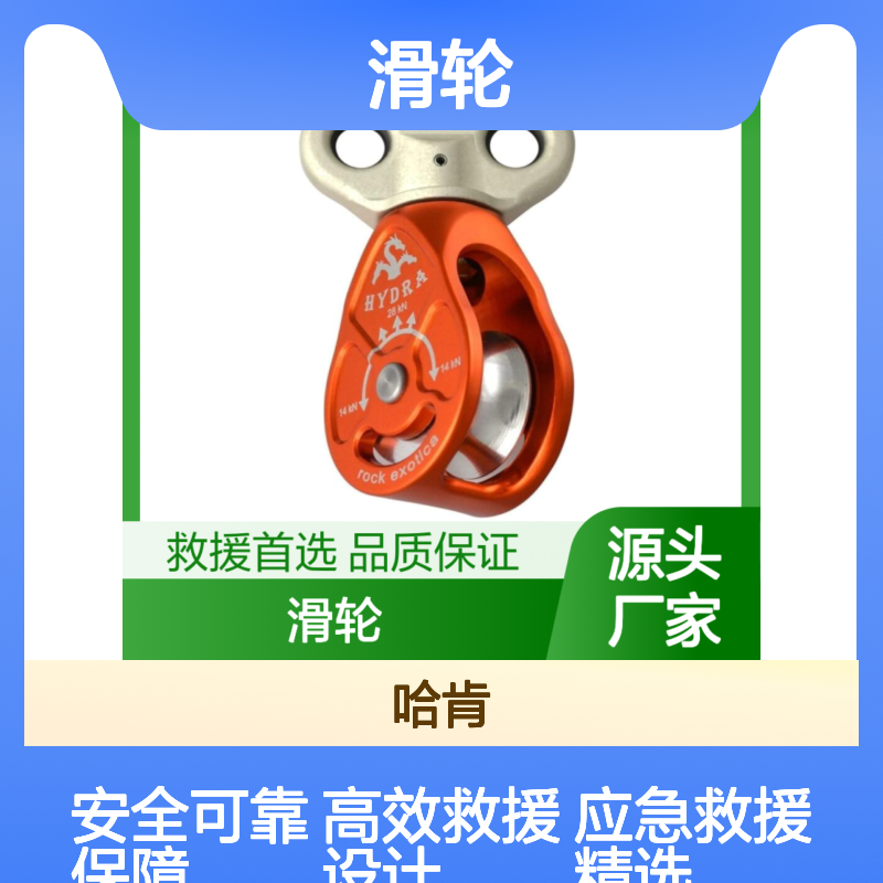 哈肯国际贸易 Rock Exotica Hydra 单滑轮 应急救援必备